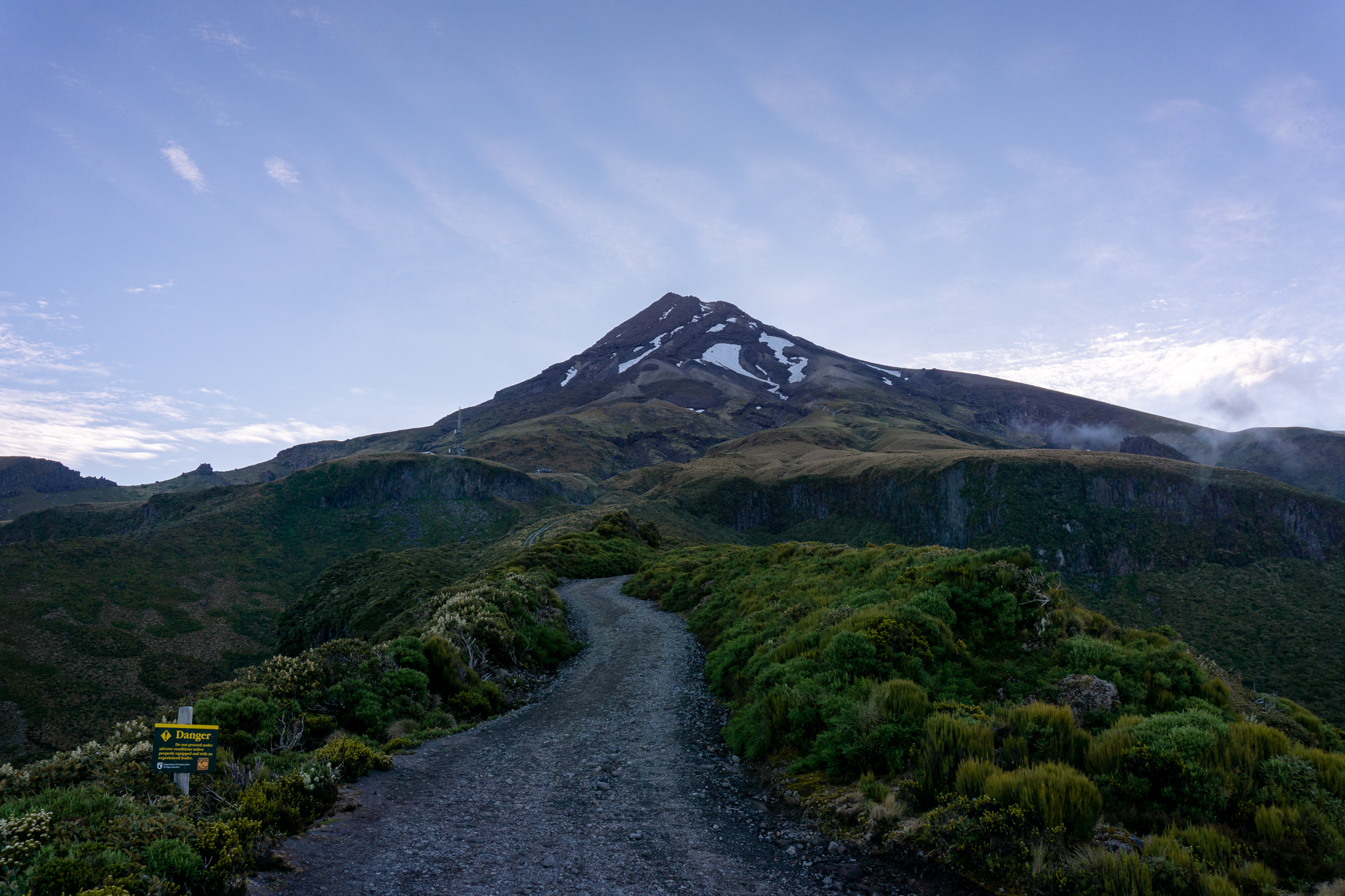 Mt Taranaki at dawn