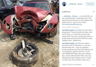 shannon brown car accident